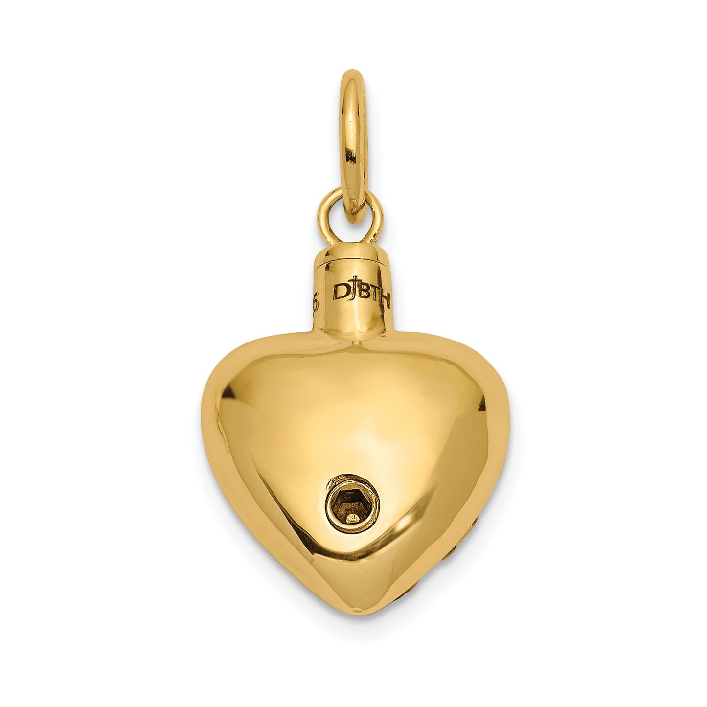 14K Remembrance Ash Holder Pendant