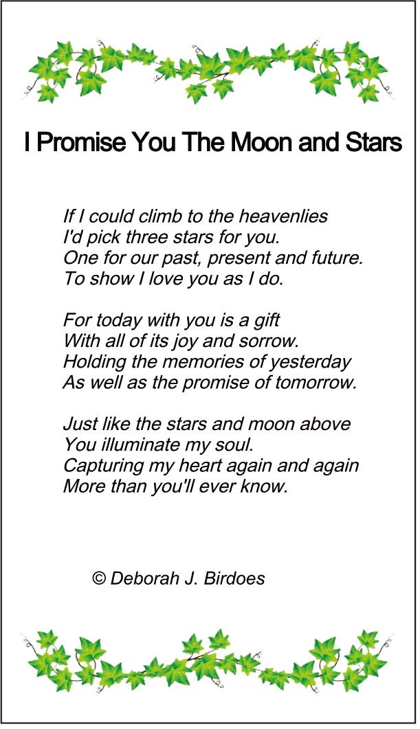 LM I Promise You The Moon And Stars Two Tone, Rhodium Plated, Sterling Silver Pendant w/Created Sapphire Accents & Pltd., SS Chain.-WH