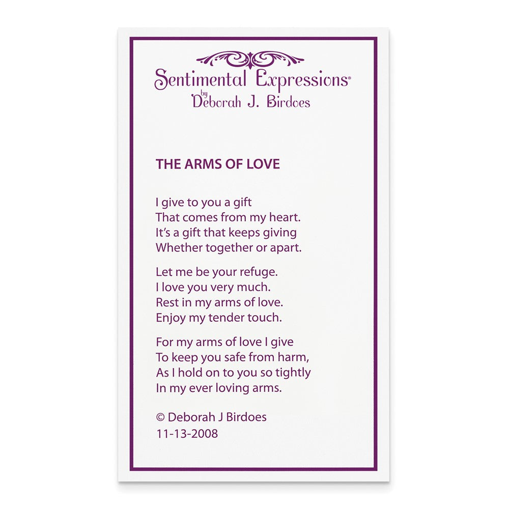Poem card of The Arms of Love
