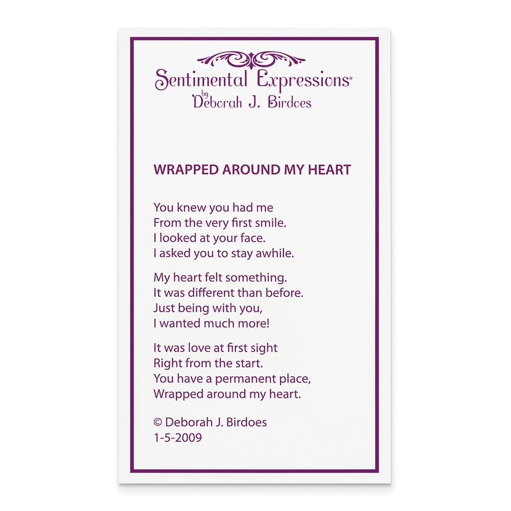 Poem card of SS Wrapped Around My Heart