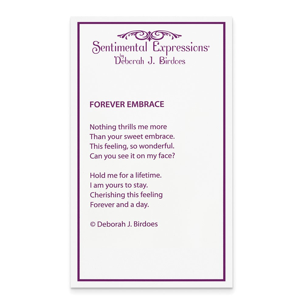 Poem card of Forever (Embrace)