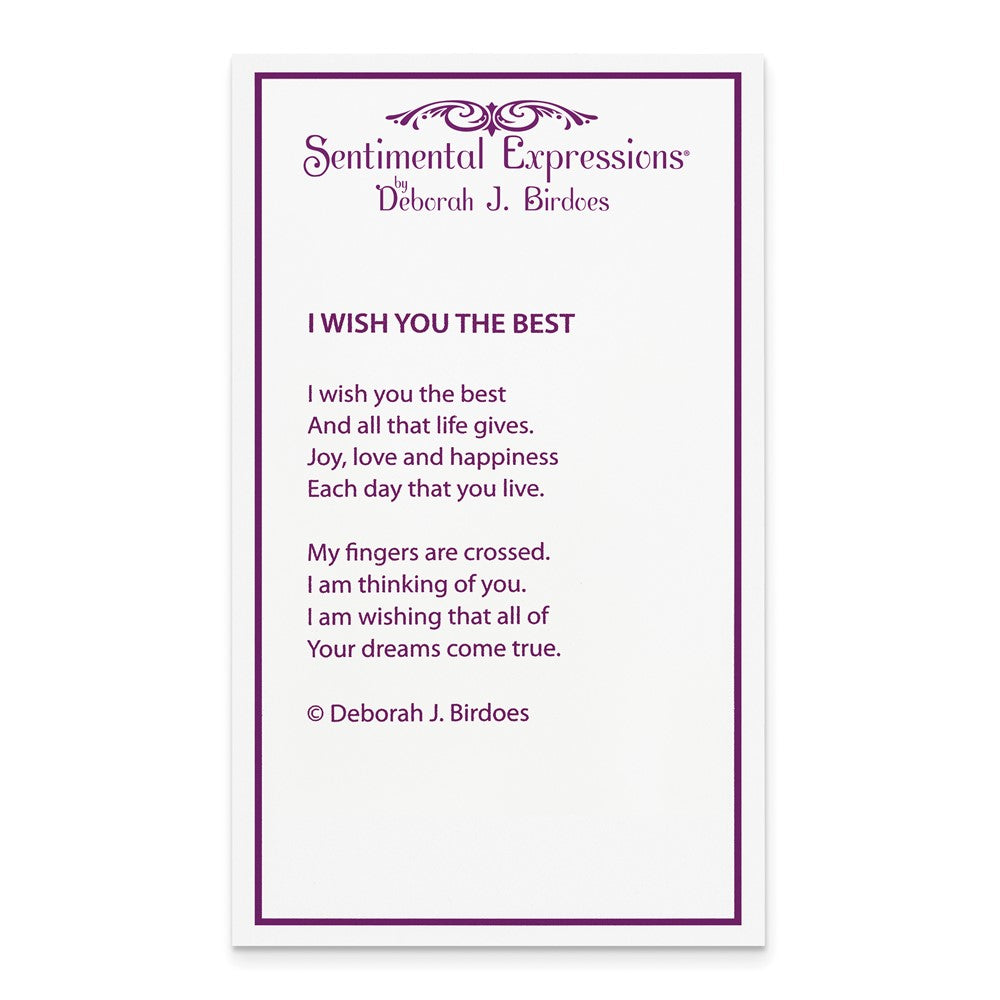 Poem card of I Wish You the Best