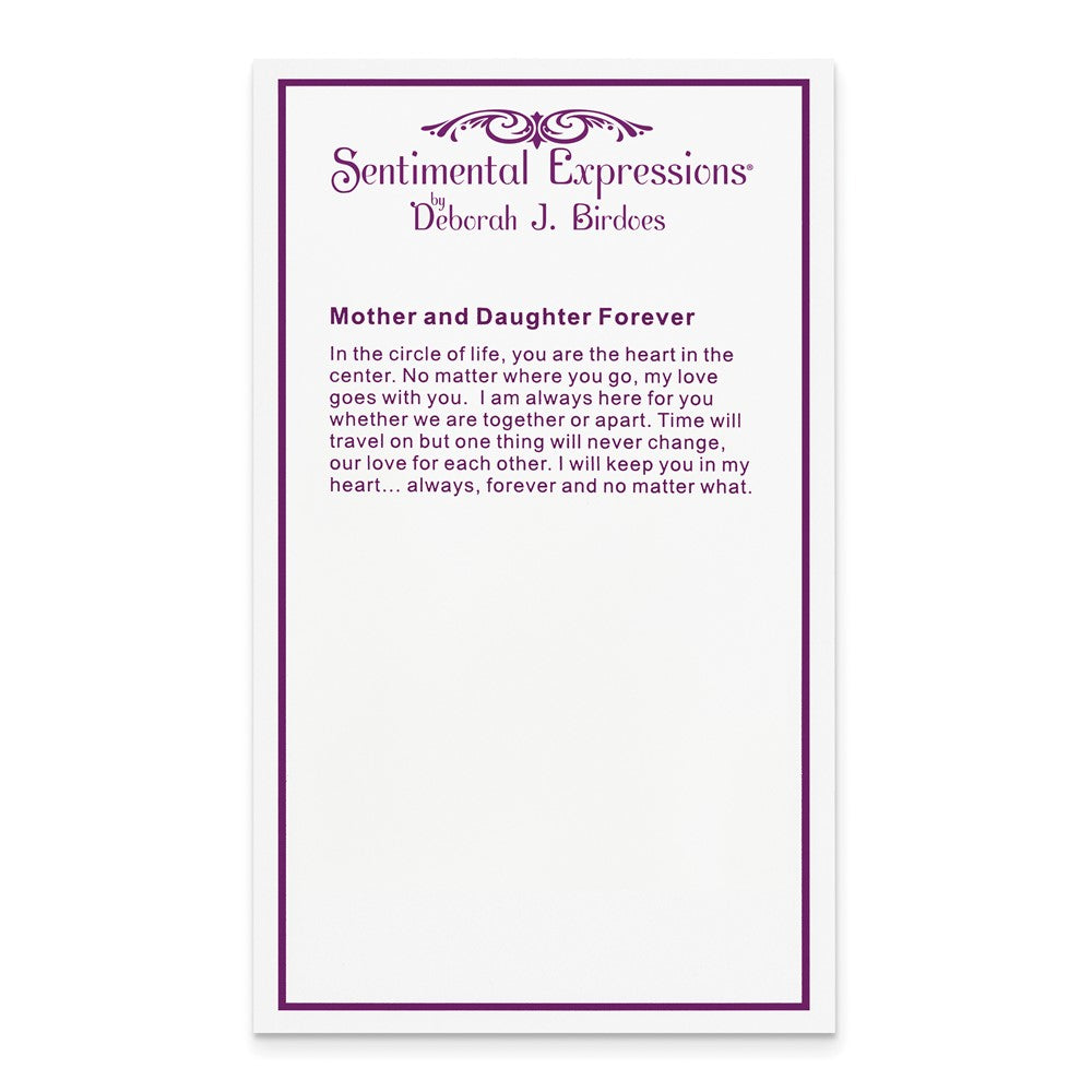 Poem card of Mother and Daughter