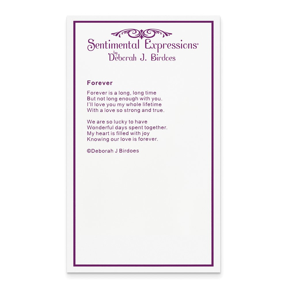 Poem card of Forever