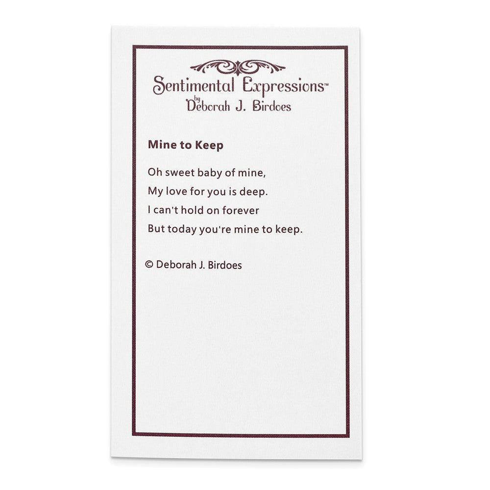 Poem card of Mine To Keep Mom and Baby