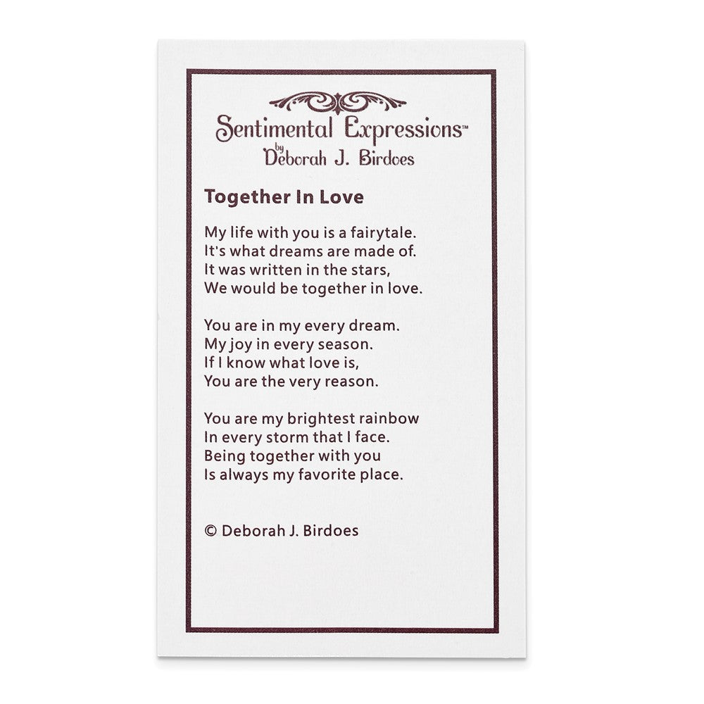 Poem card of Together In Love