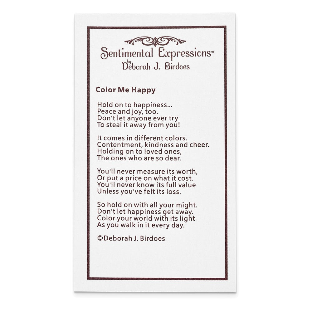 Poem card of Color Me Happy Circle (Multi-color )