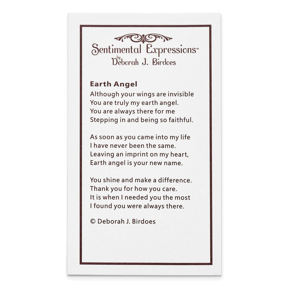 Poem card of Earth Angel