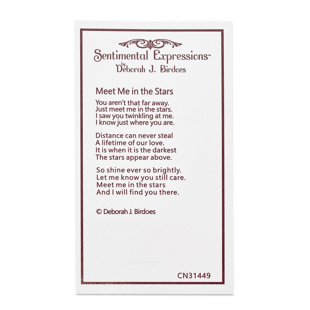 Poem card of Meet Me in the Stars