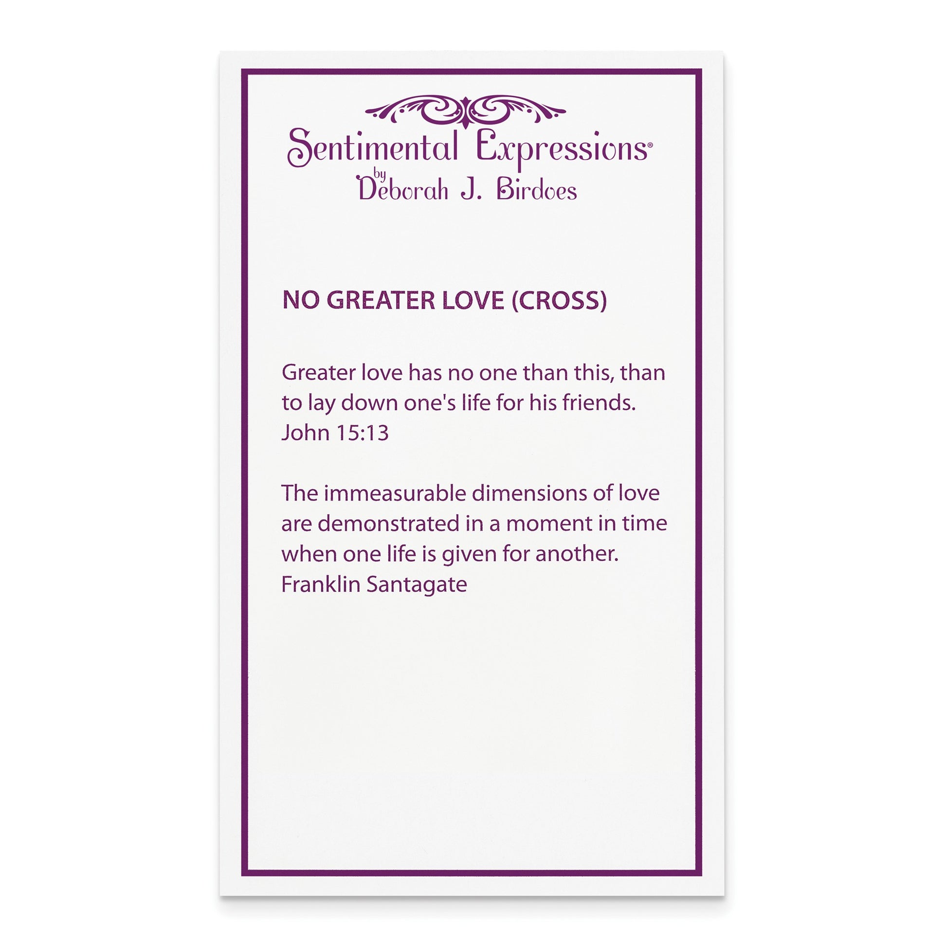 No Greater Love (cross)