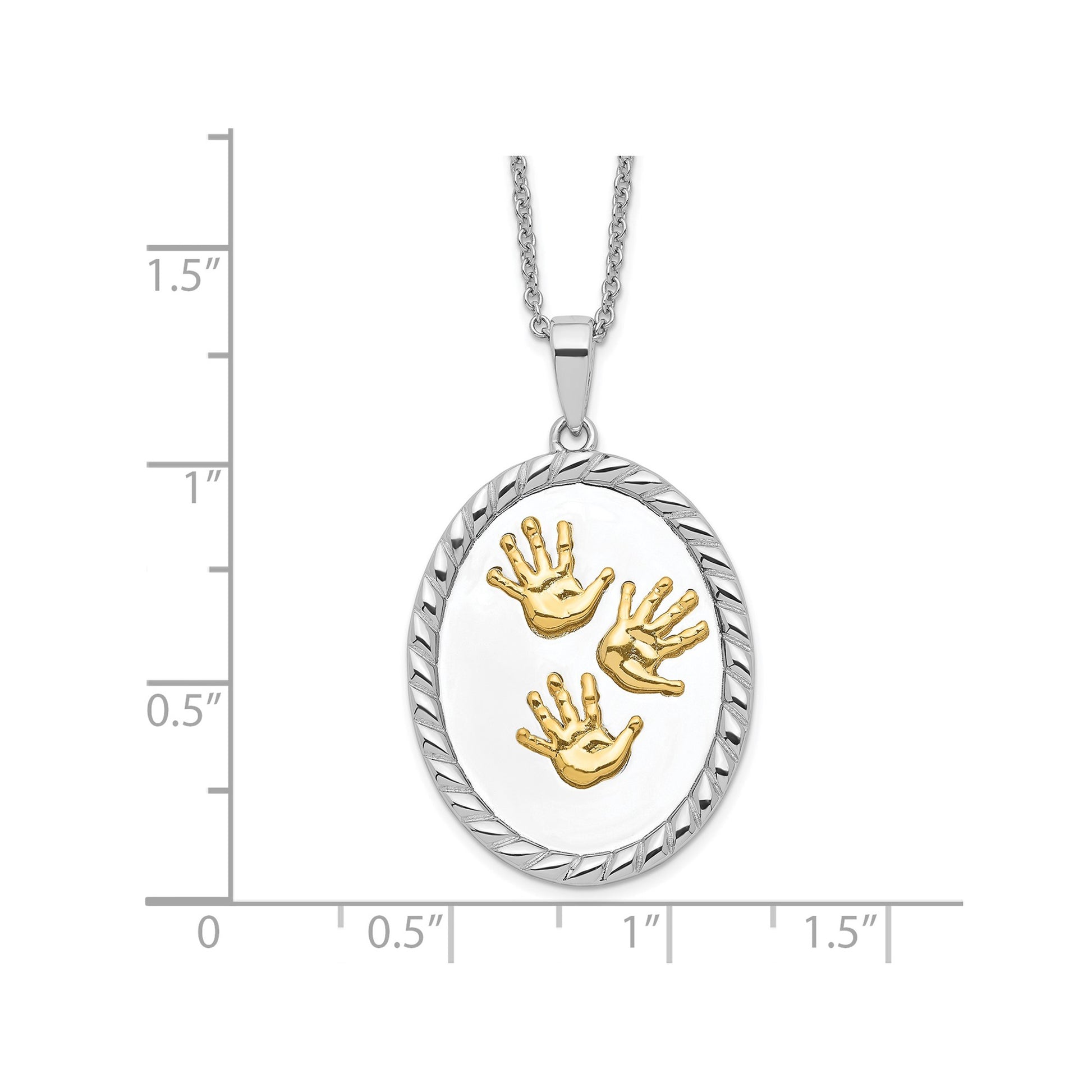Hand Prints Pendant