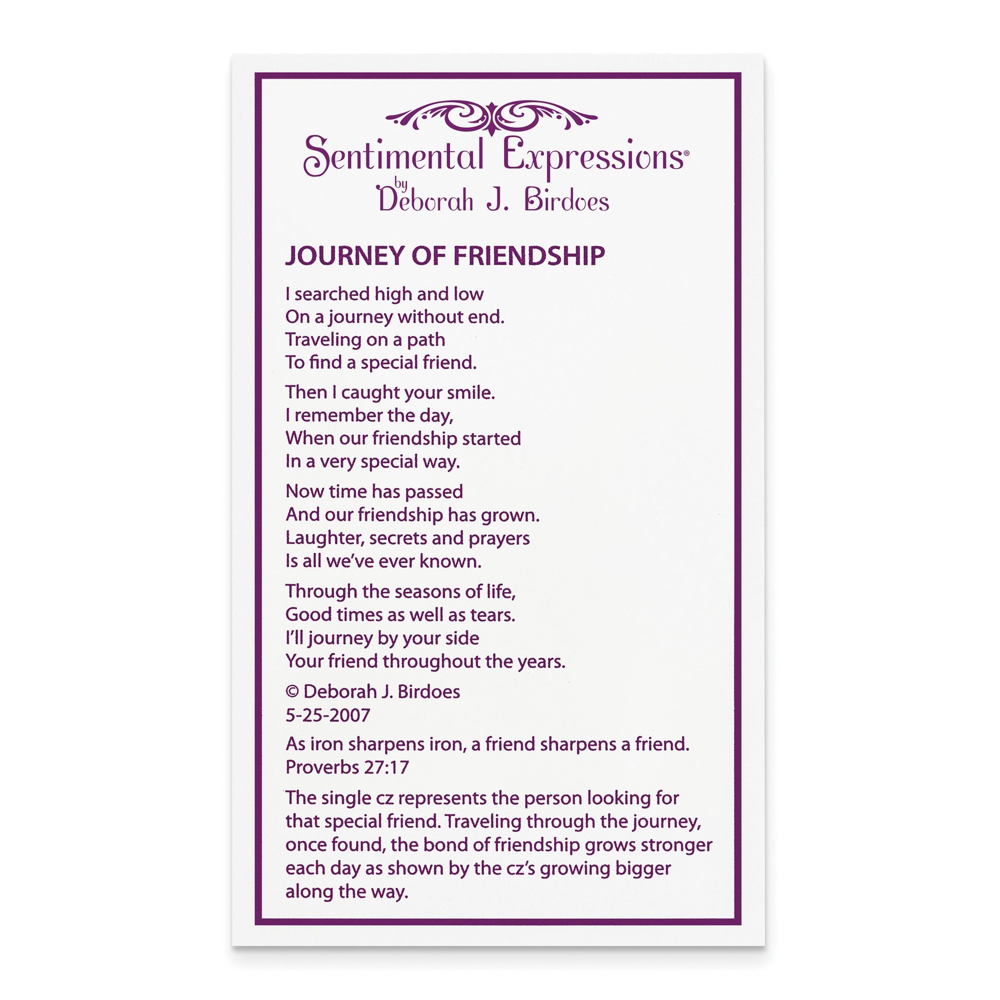 Journey of Friendship Pendant