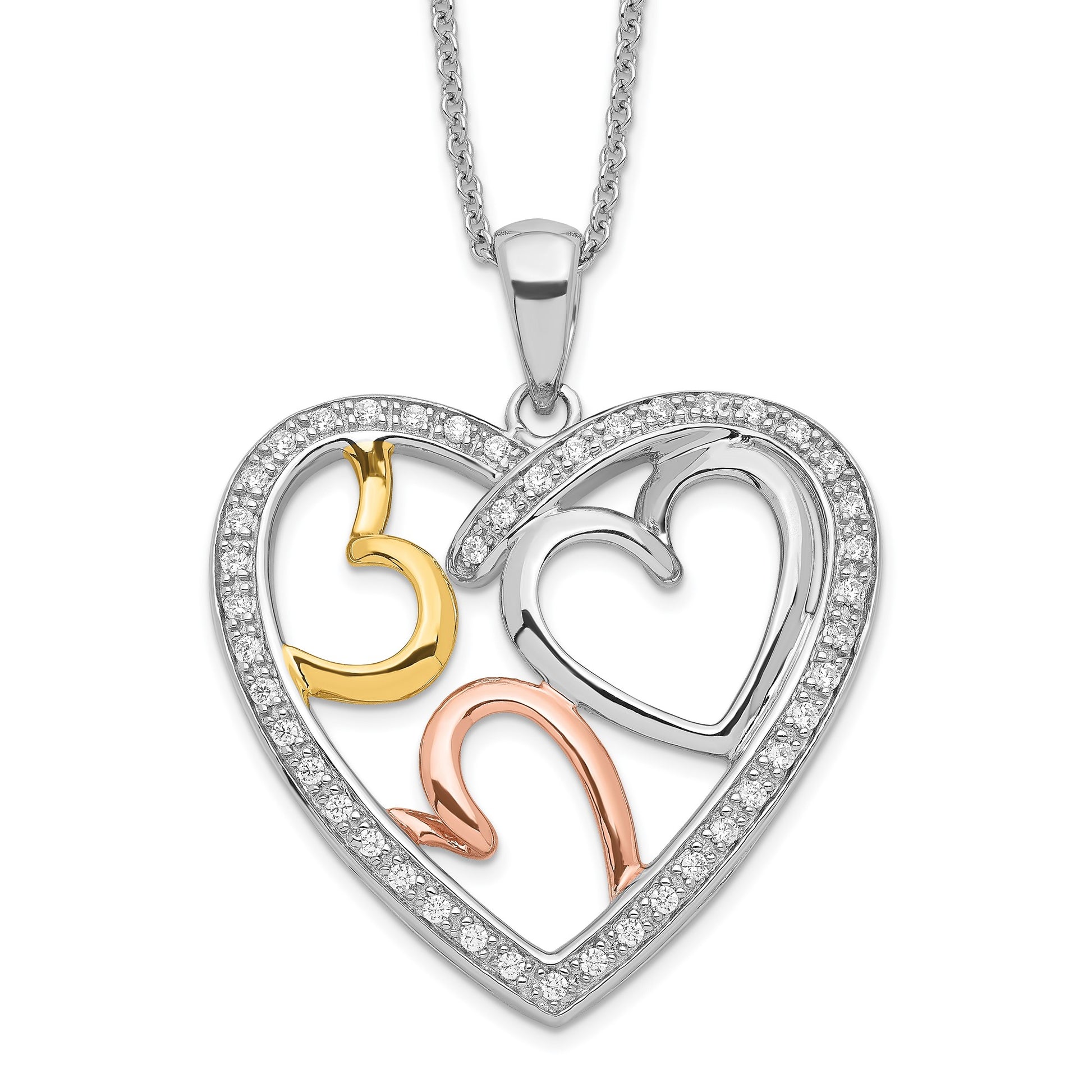 The Bond of Love Heart Pendant