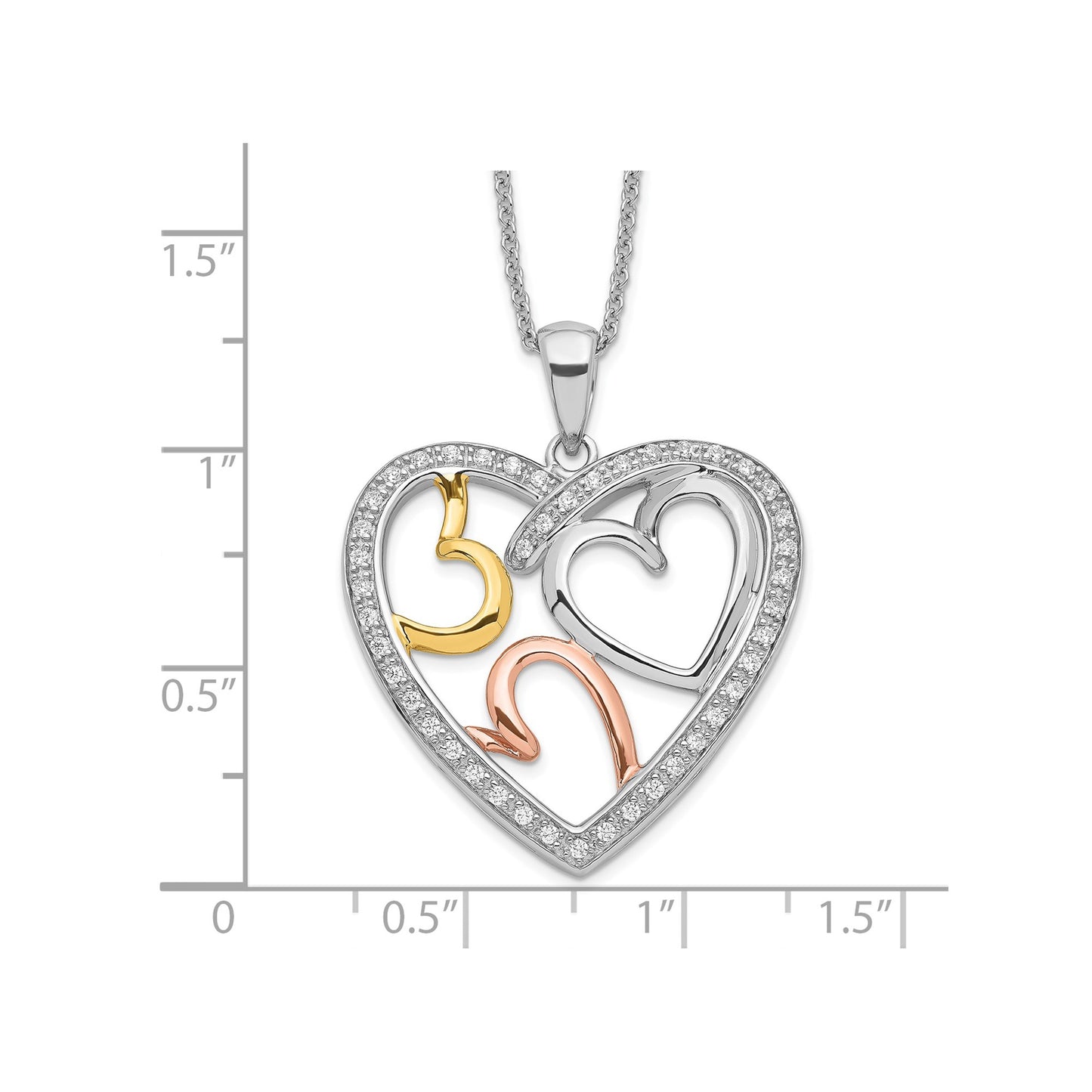 The Bond of Love Heart Pendant