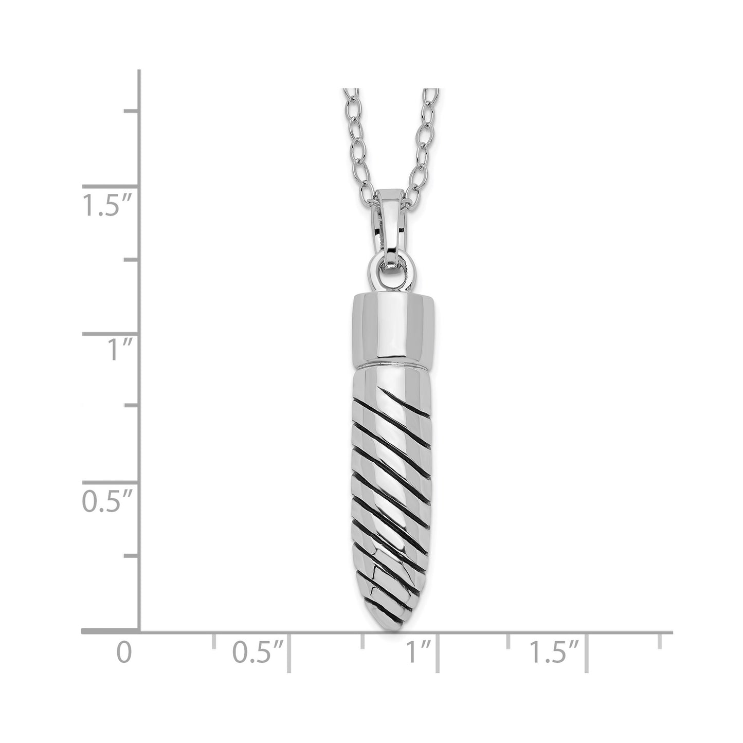 Lined Bullet Ash Holder