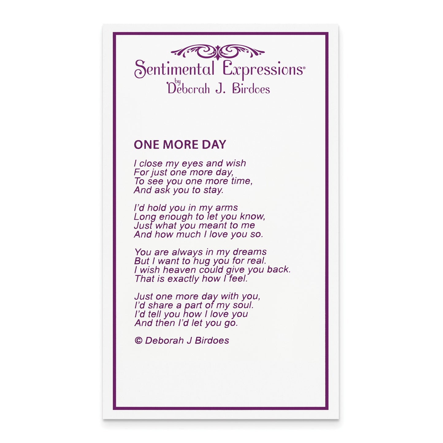 One More Day Heart Shape with Butterfly Ash Holder