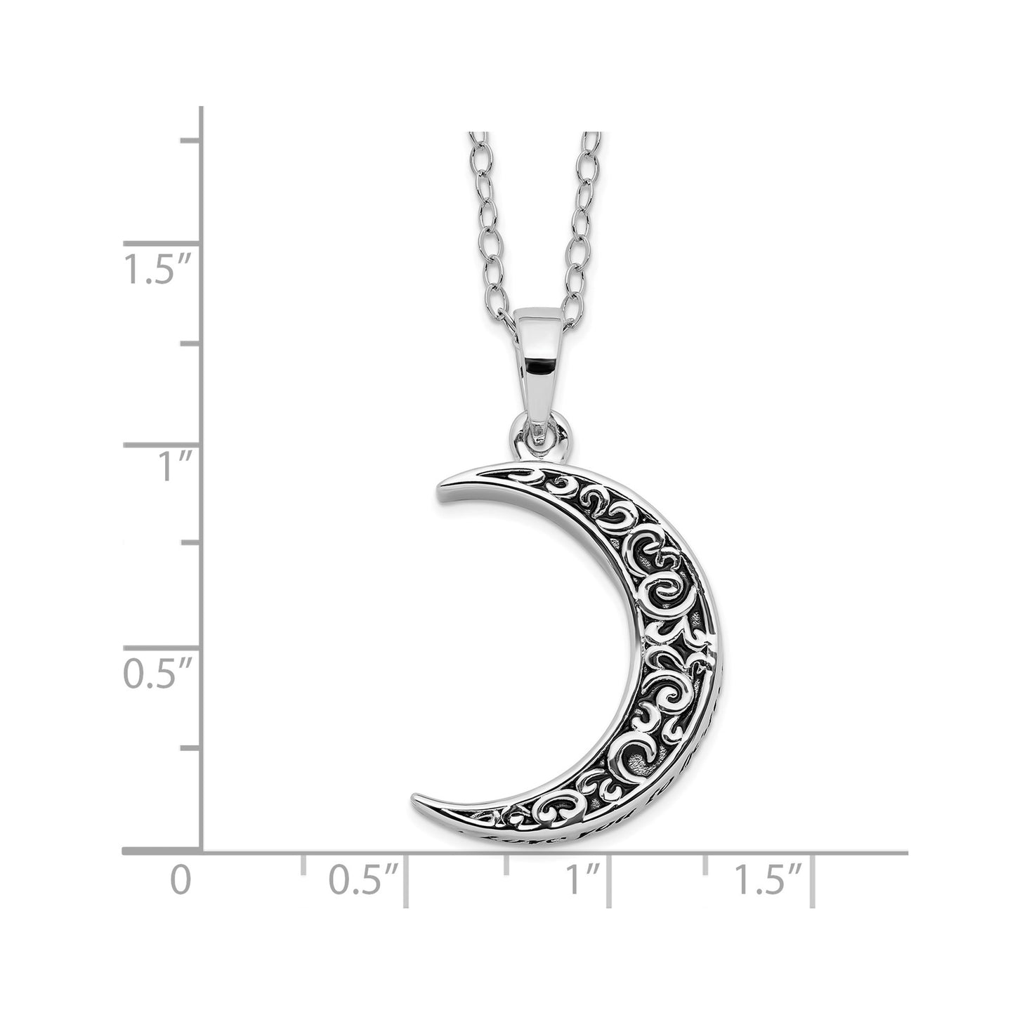 I Love You to Heaven and Back Moon Ash Holder