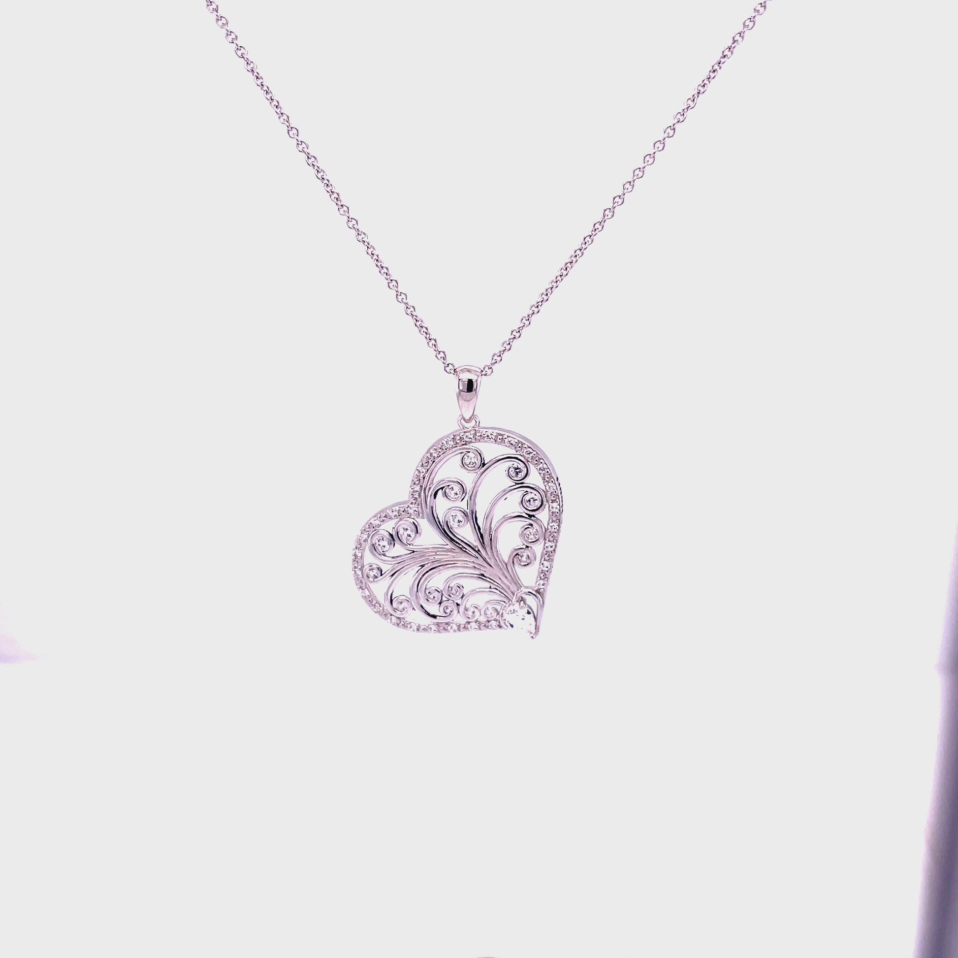 mother's heart necklace