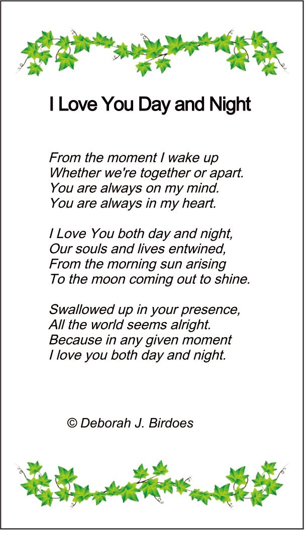 M I Love You Day And Night, Two Tone, Antiqued Pendant; SS w/Created Sapphire Gemstones & Chain.