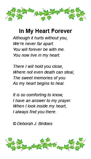 CC In My Heart Forever Memorial Ash Holder Pendant; SS w/Chain.