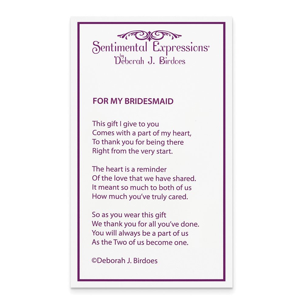 SS A Gift For My Sister For My Bridesmaid - deborahjbirdoesdesigns