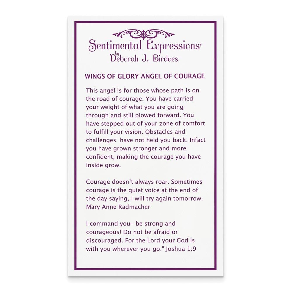 Angel of Courage - deborahjbirdoesdesigns