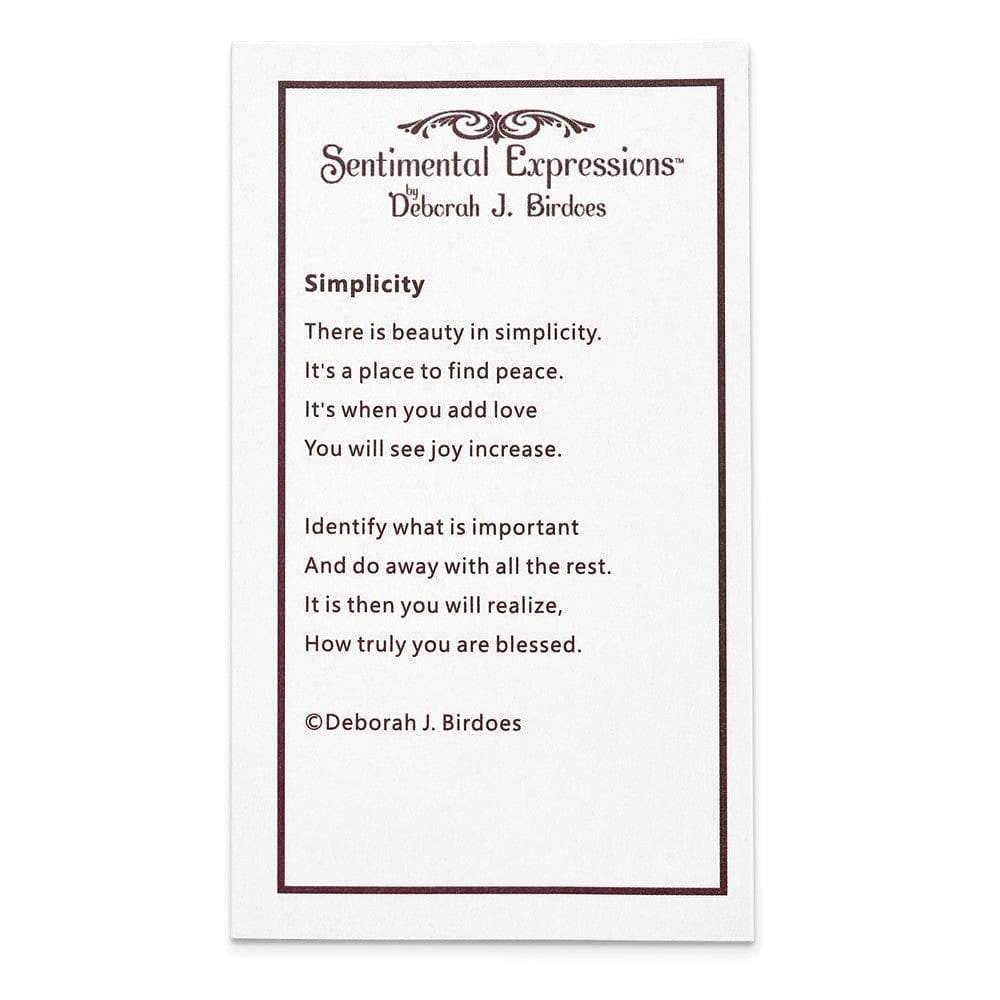 Simplicity - deborahjbirdoesdesigns