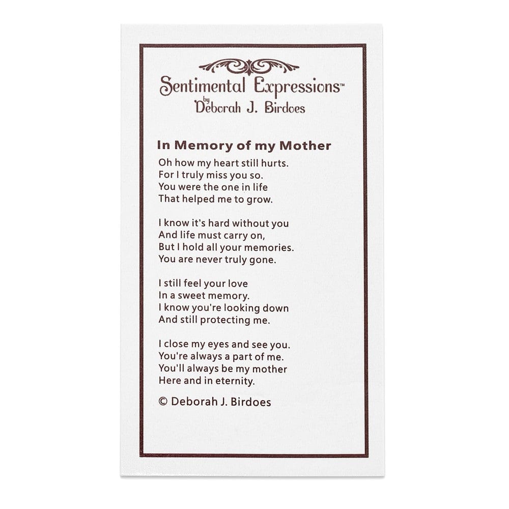 Memory of my Mother (Red and Clear) - deborahjbirdoesdesigns