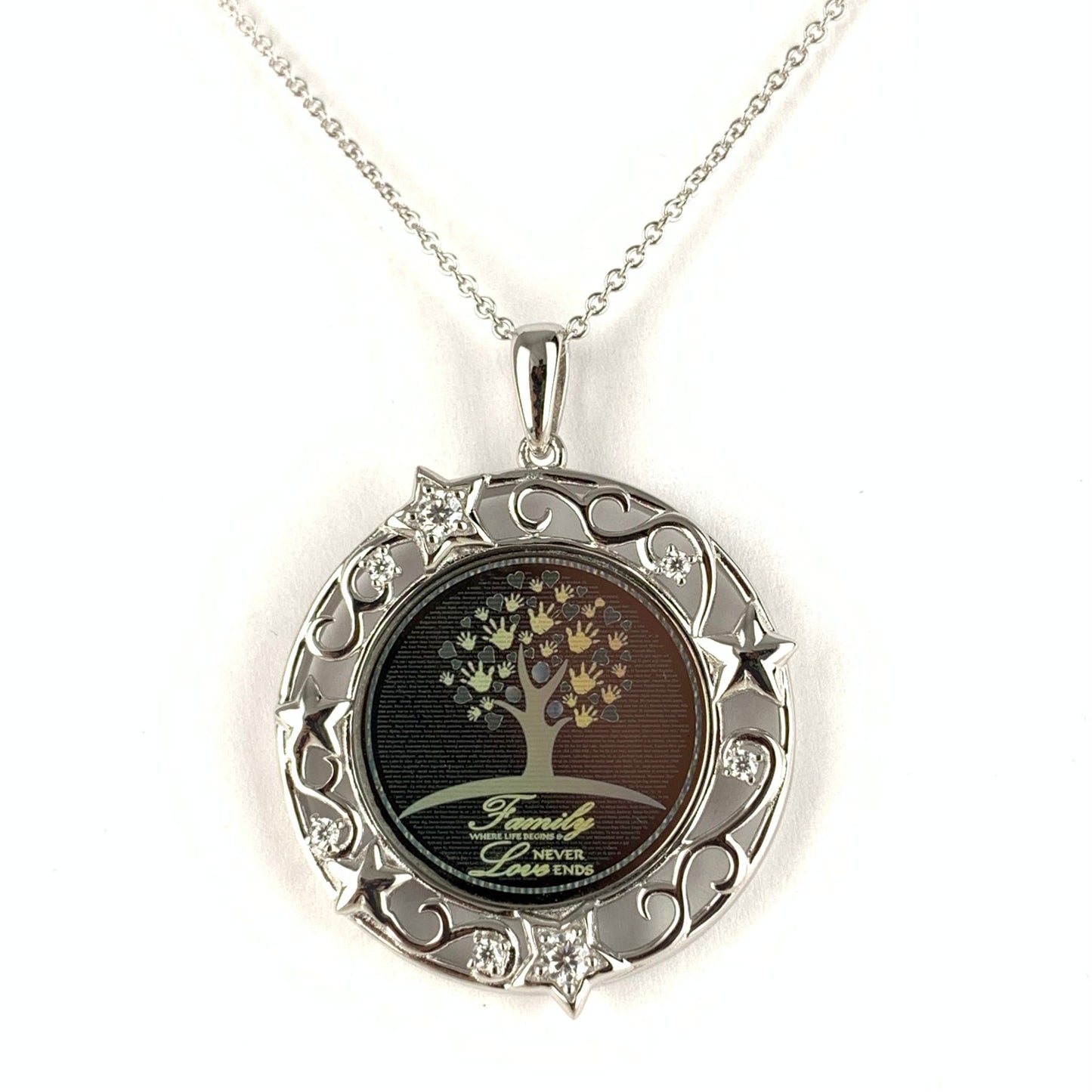 Star With Filigree Pendant - deborahjbirdoesdesigns