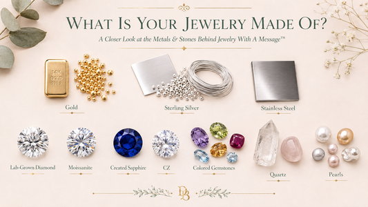 What Is Your Jewelry Made Of? Understanding the Metals & Stones Behind Jewelry With A Message.