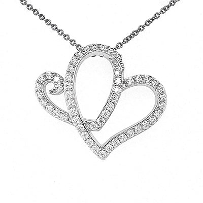 AHG Anniversary Heart tm Collection:  10KT & 14KT White, Yellow, Rose Gold w/Lab Grown or Natural Diamonds