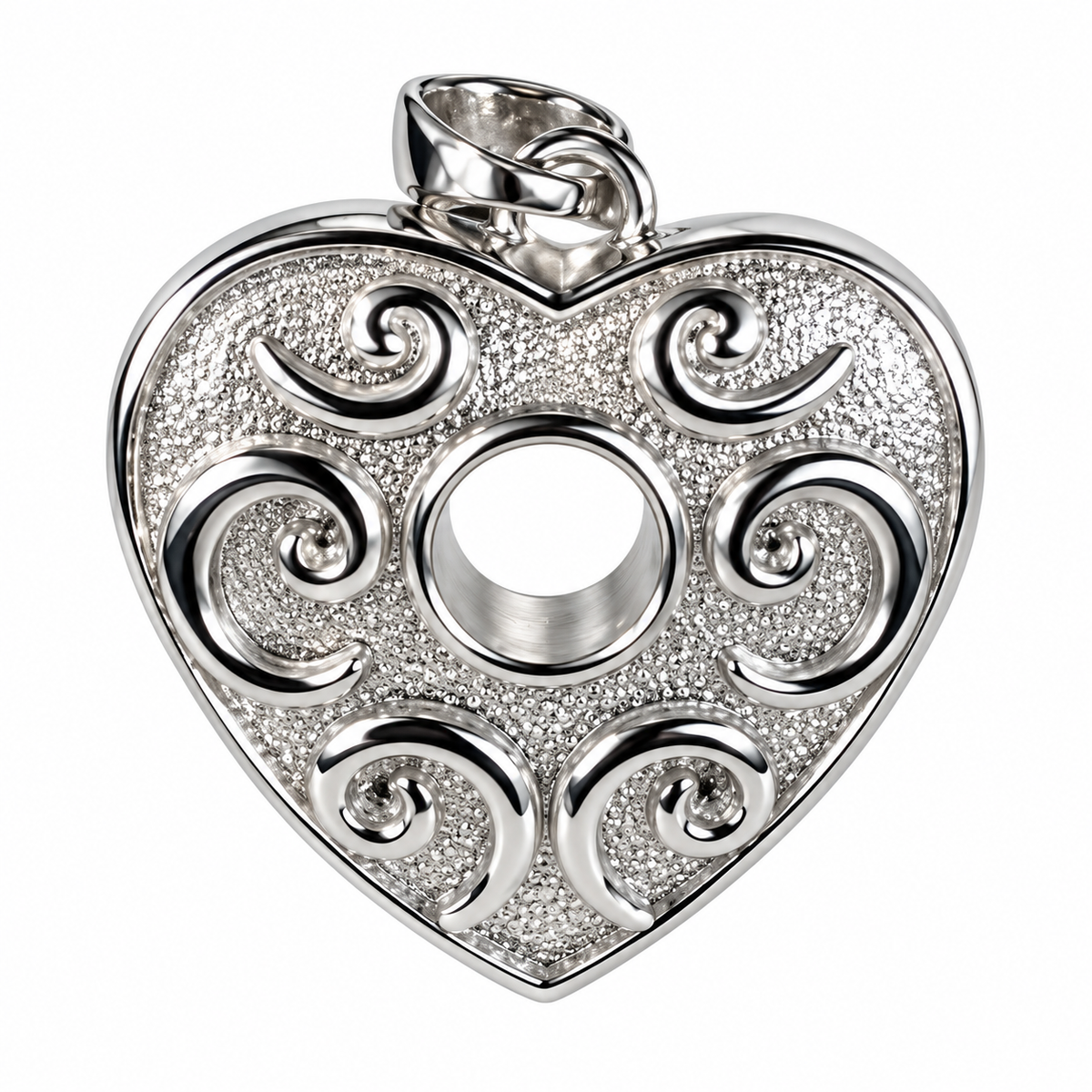 CC Hole In My Heart, Keepsake Ash Holder Pendant