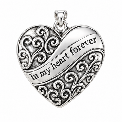 CC In My Heart Forever Memorial Ash Holder Pendant