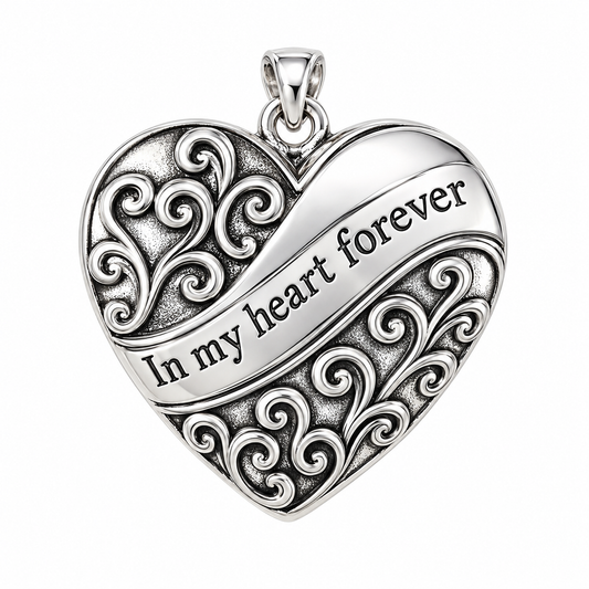 CC In My Heart Forever Memorial Ash Holder Pendant