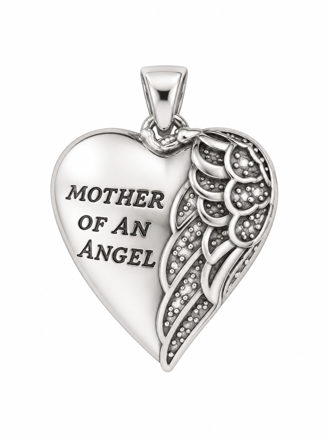 CC Mother Of An Angel Heart Pendant;