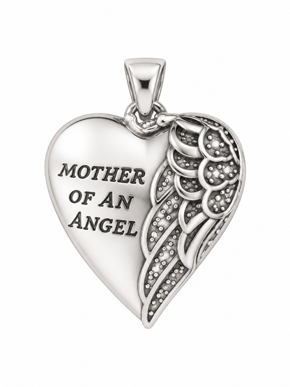 CC Mother Of An Angel Heart Pendant;