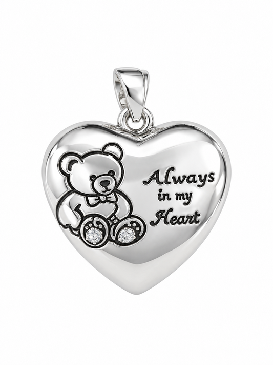 CC Always My Baby, SS Ash Holder Pendant w/18" Chain