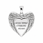 CC Your Wings Cover My Heart Keepsake Pendant