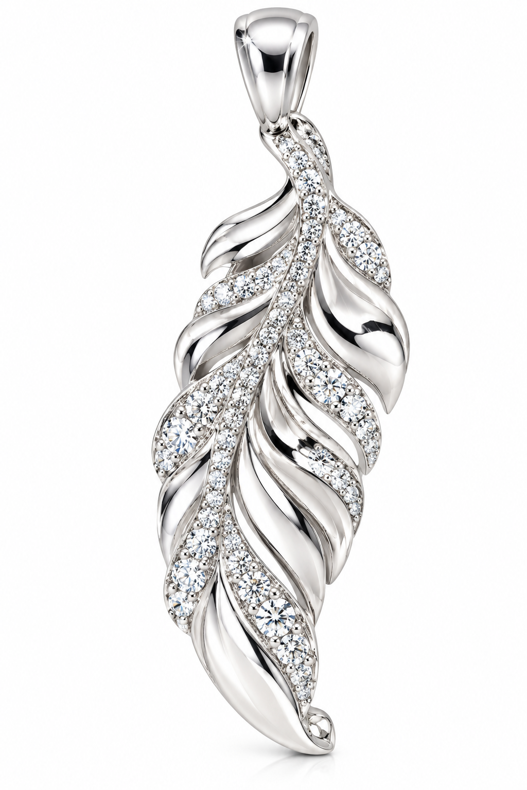 M The Visit Pendant; Antiqued, Matte Finished Sterling Silver; w/Created Sapphire Gemstones.