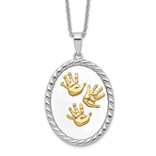 Hand Prints Pendant