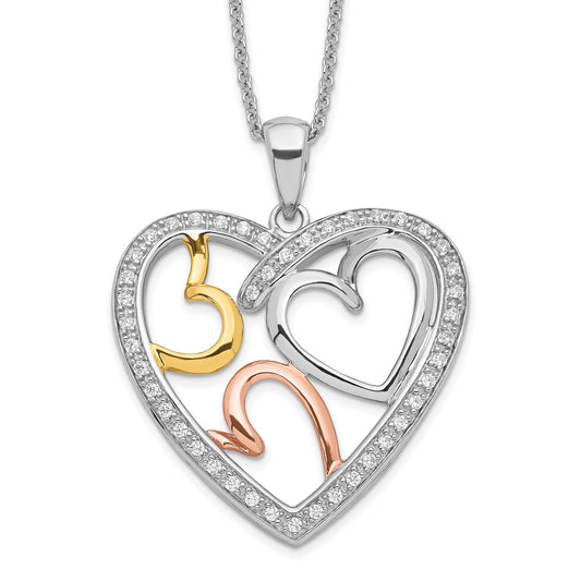 The Bond of Love Heart Pendant