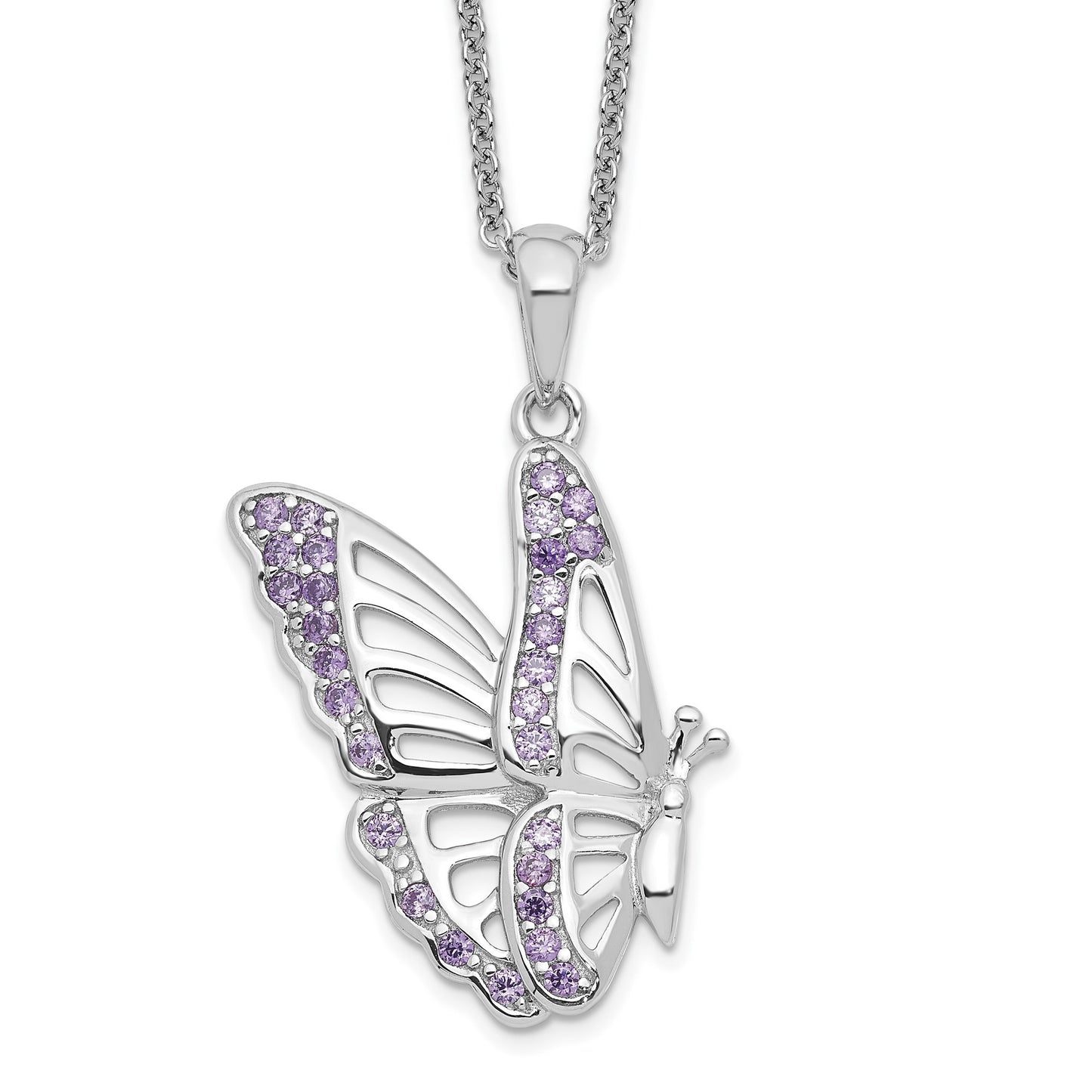 Never Give Up Butterfly (Purple)