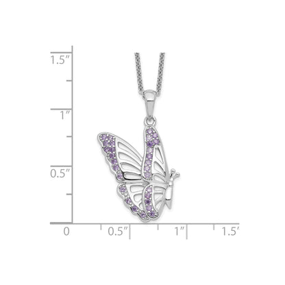 Never Give Up Butterfly (Purple)